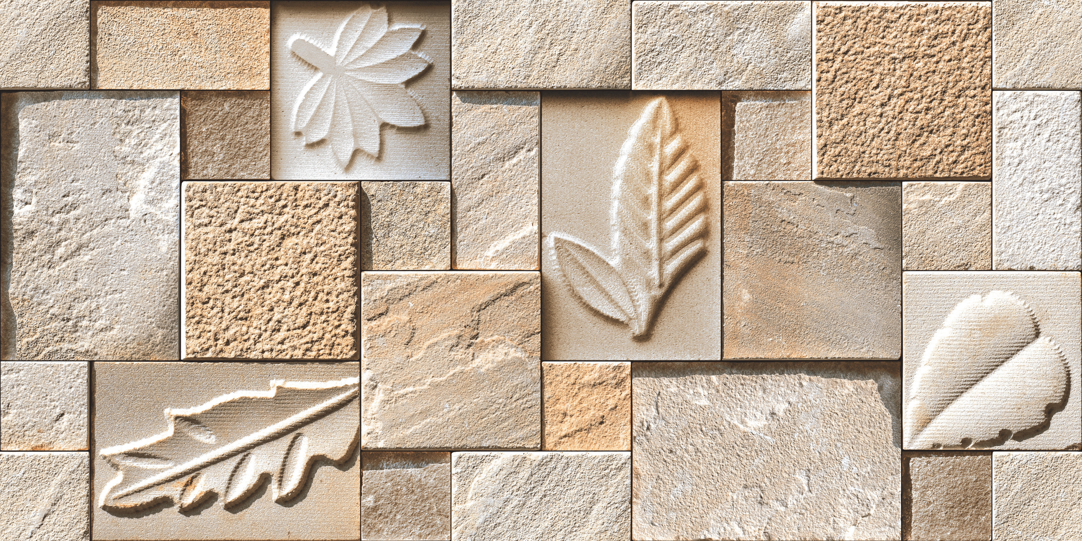 TL 00070 D Floral Vitrified Tile | Image -1