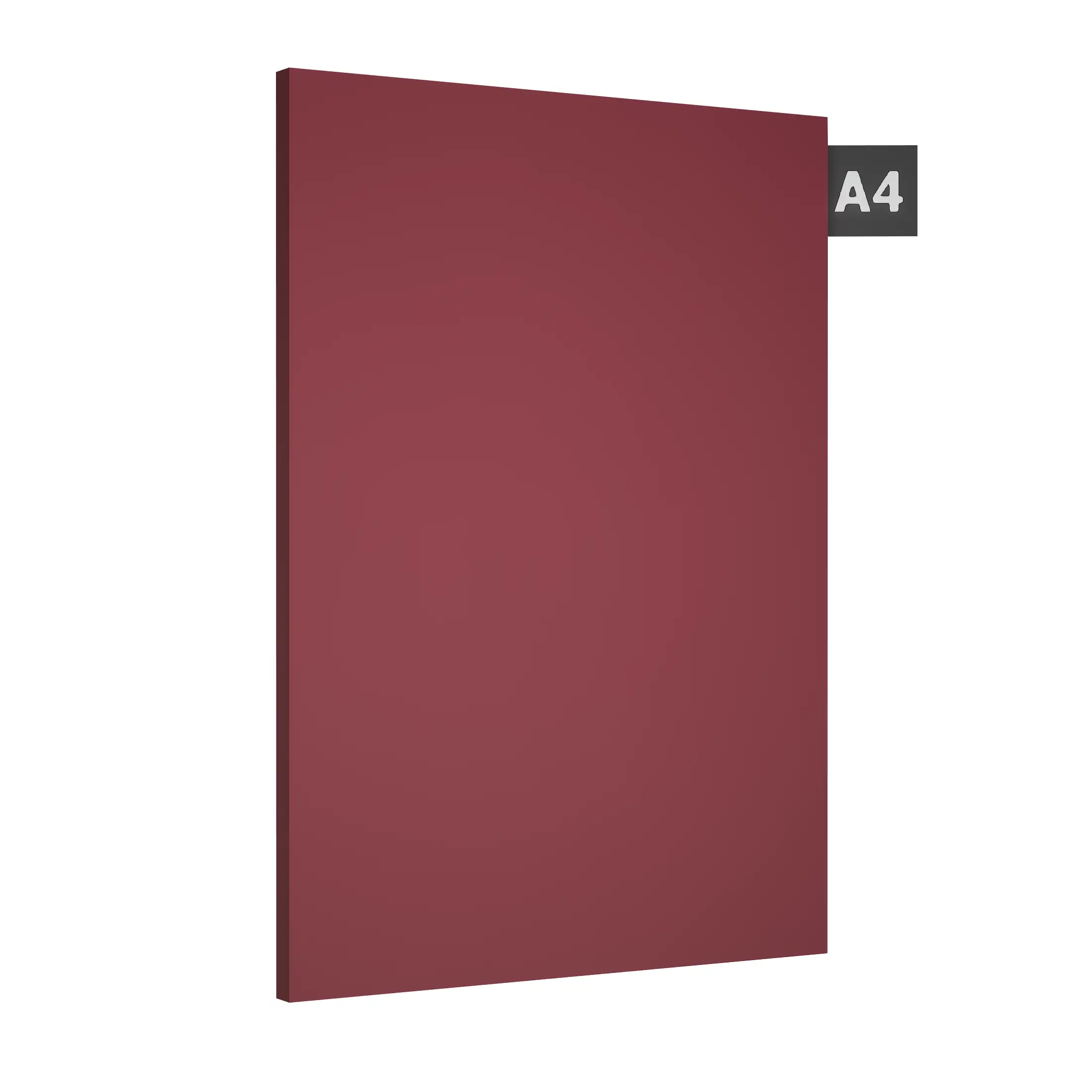 255 HGL Brick Red 8 ft x 4 ft High Gloss Finish Laminate - 0.95 mm | Image 01