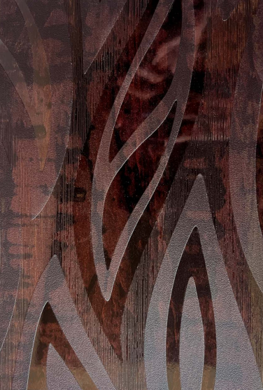 A close-up of a Brown 4914 D14 Art Print with a Texture finish Decorative Laminate available at Material Depot in Bangalore