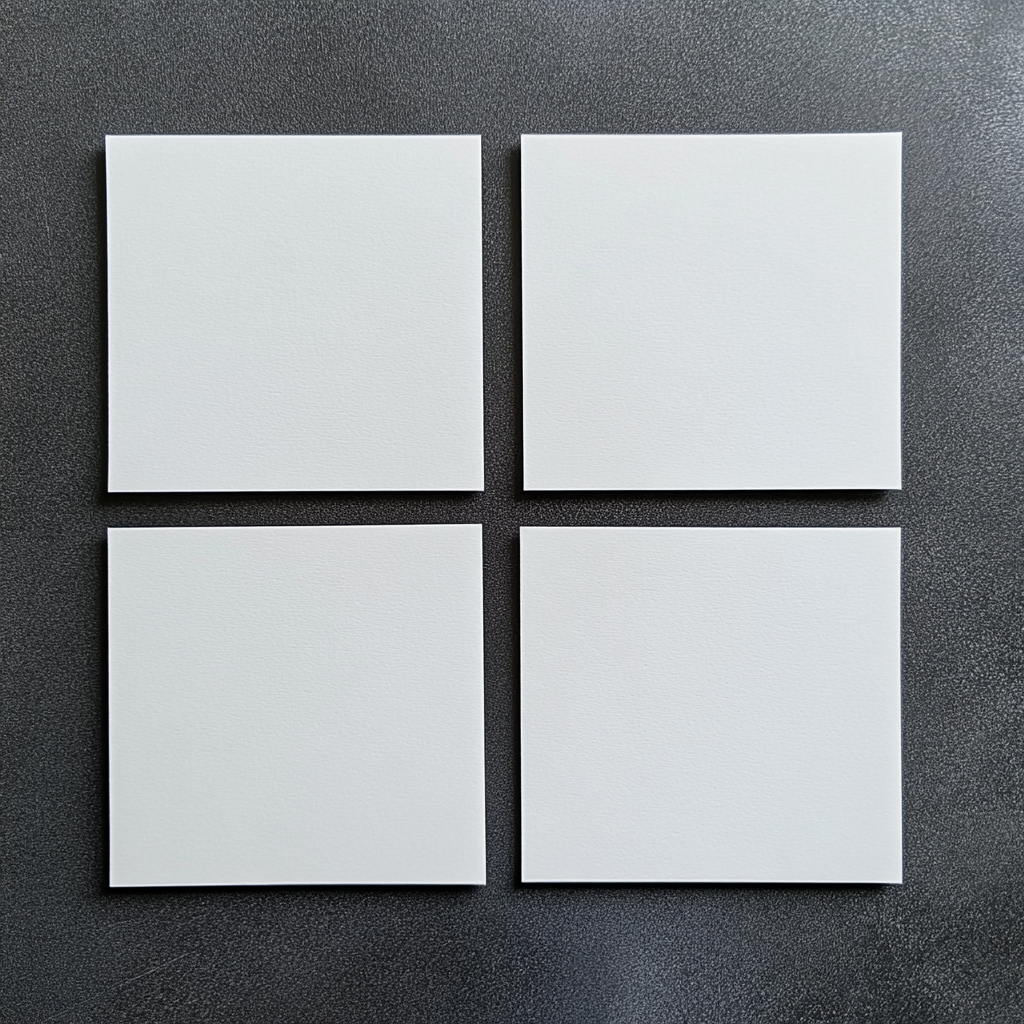 1x1 ft Plain Tiles for Kitchen, Bathroom, or Balcony - Compact and Easy ...