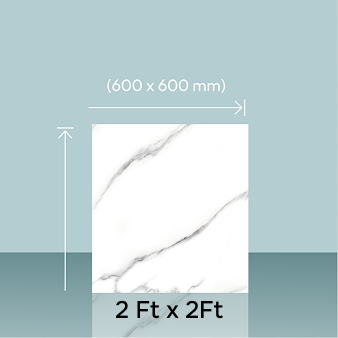 2x2 Bathroom Tiles – Spacious & Seamless Look | Material Depot