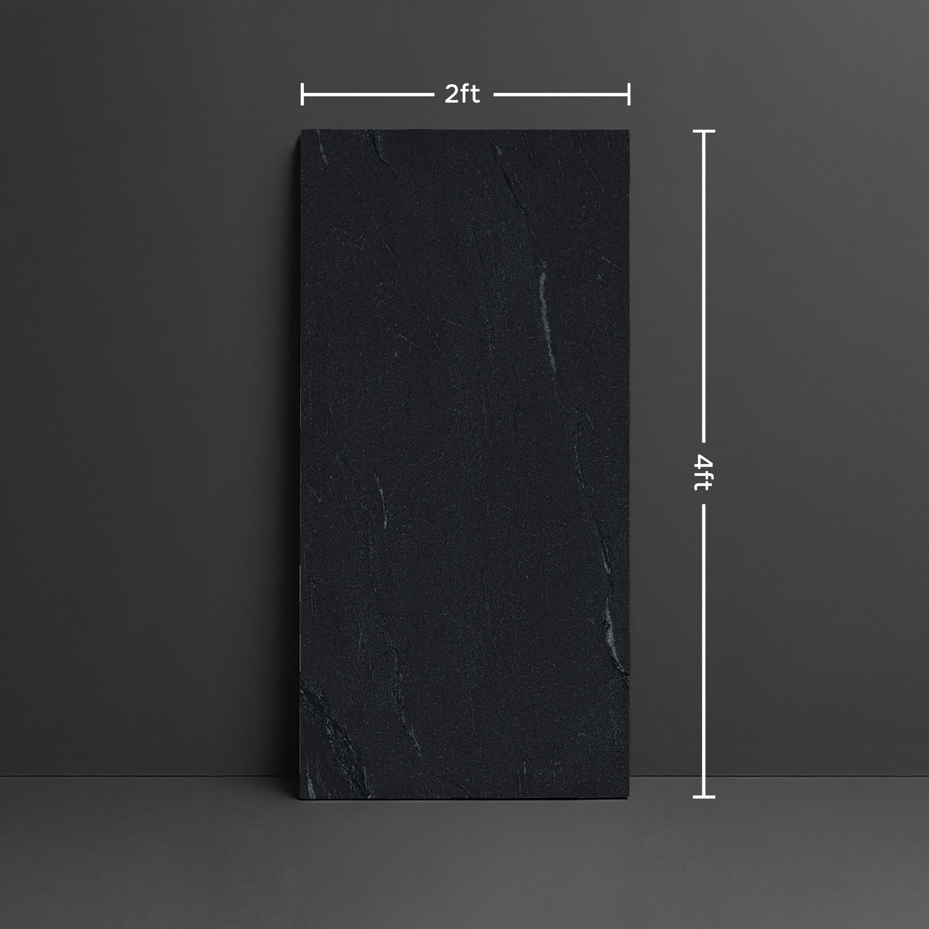 y*iFTWO（FNTC ）BLACK DECK 157 W Punch Floor & Wall Tile TL 07900 E Bogota Black 4 ft x 2 ft Matte