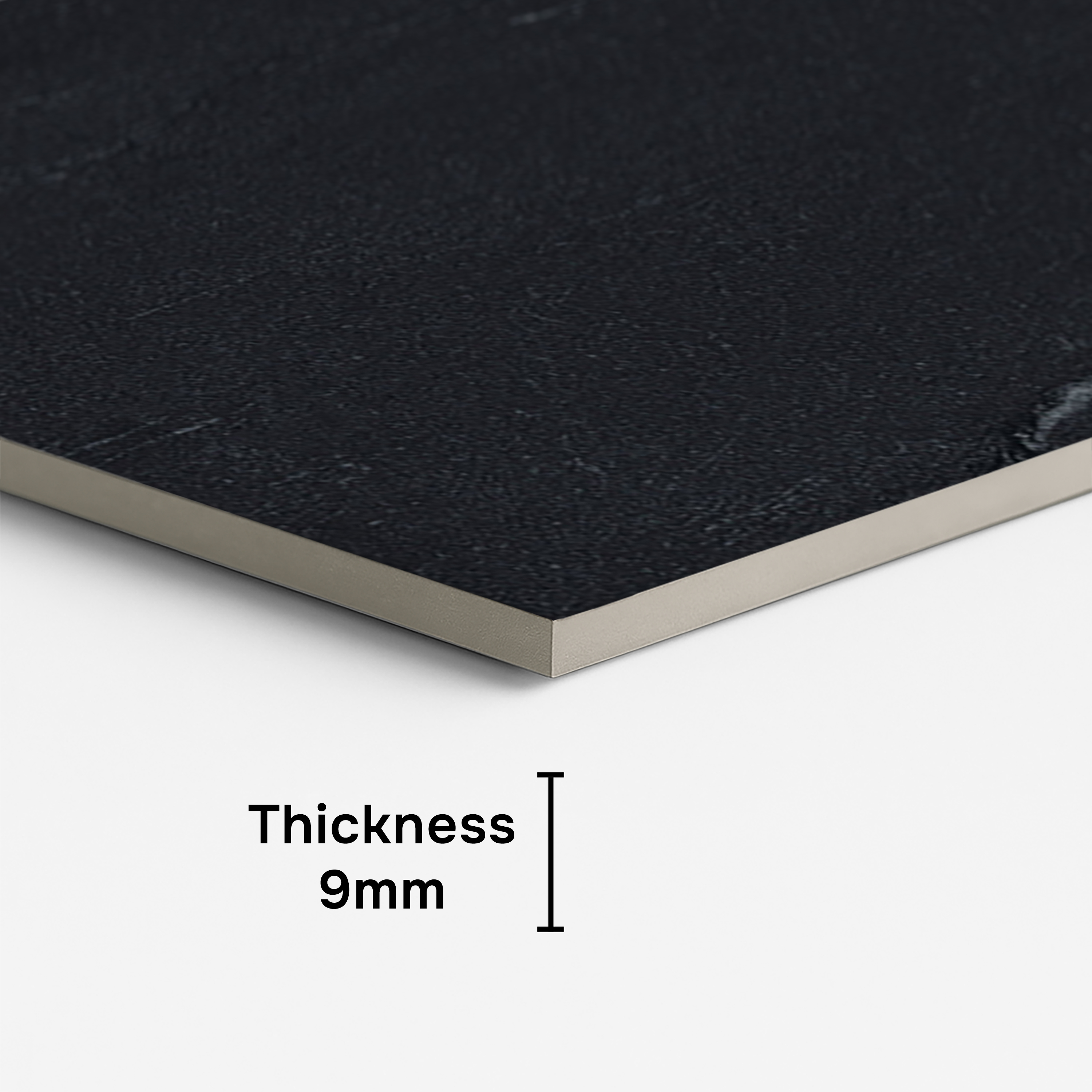 Punch Floor & Wall Tile TL 07900 E Bogota Black 4 ft x 2 ft Matte