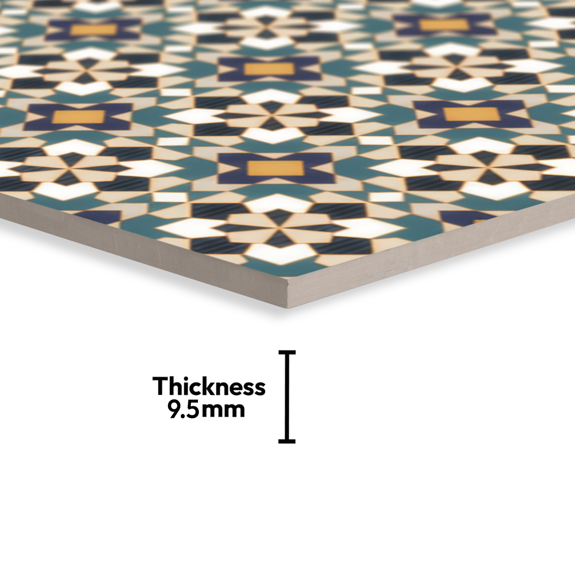 Premium Yellow & Blue TL 00205 C Moroccan Ceramic Tile