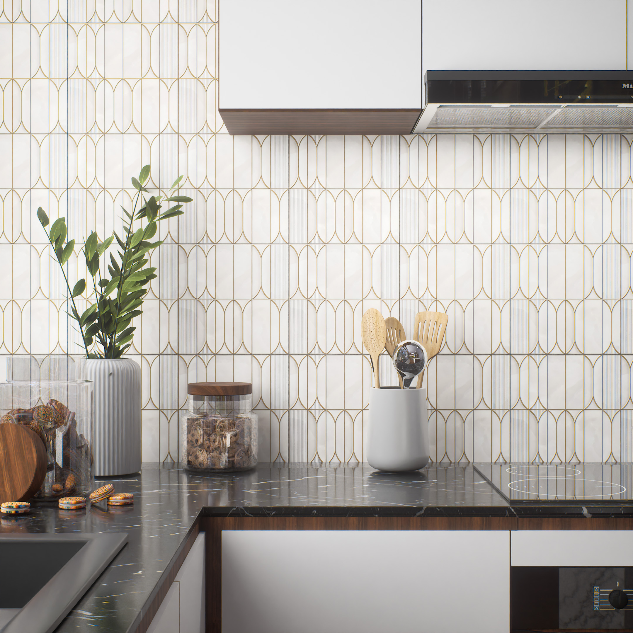 Premium White TL 04394 D White Subway Ceramic Tile