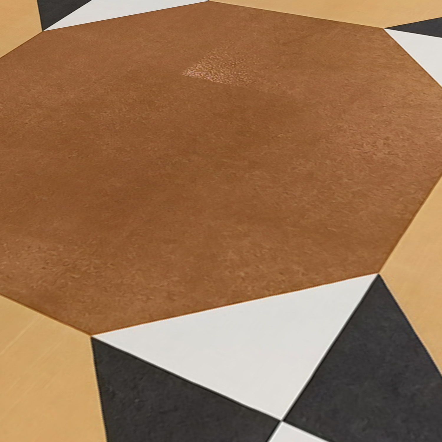 Moroccan Floor & Wall Tile TL 05448 Morissa Terracotta Abstract 1