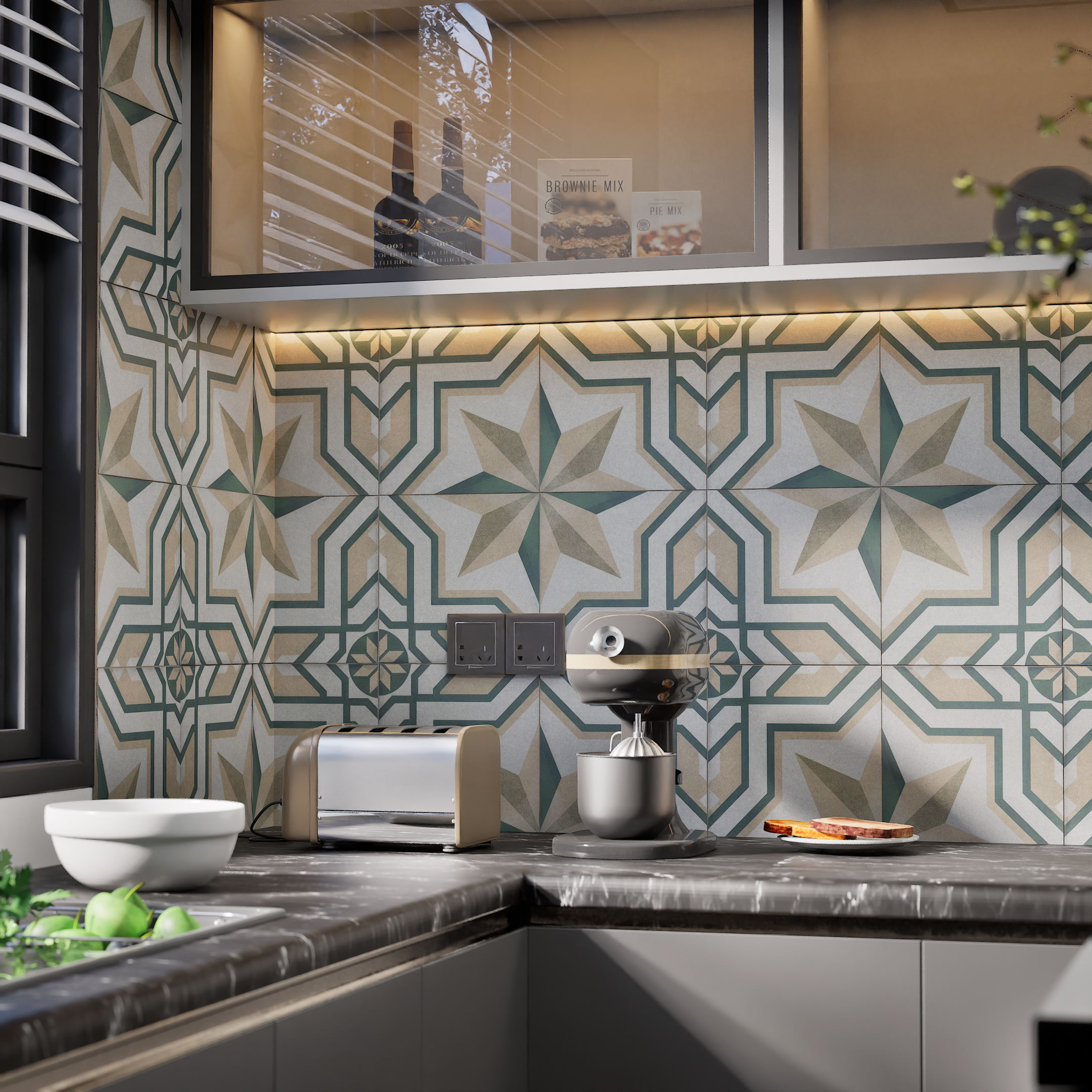 TL 05240 - Subway,Moroccan Tile | 8 x 8 inch Matte Finish