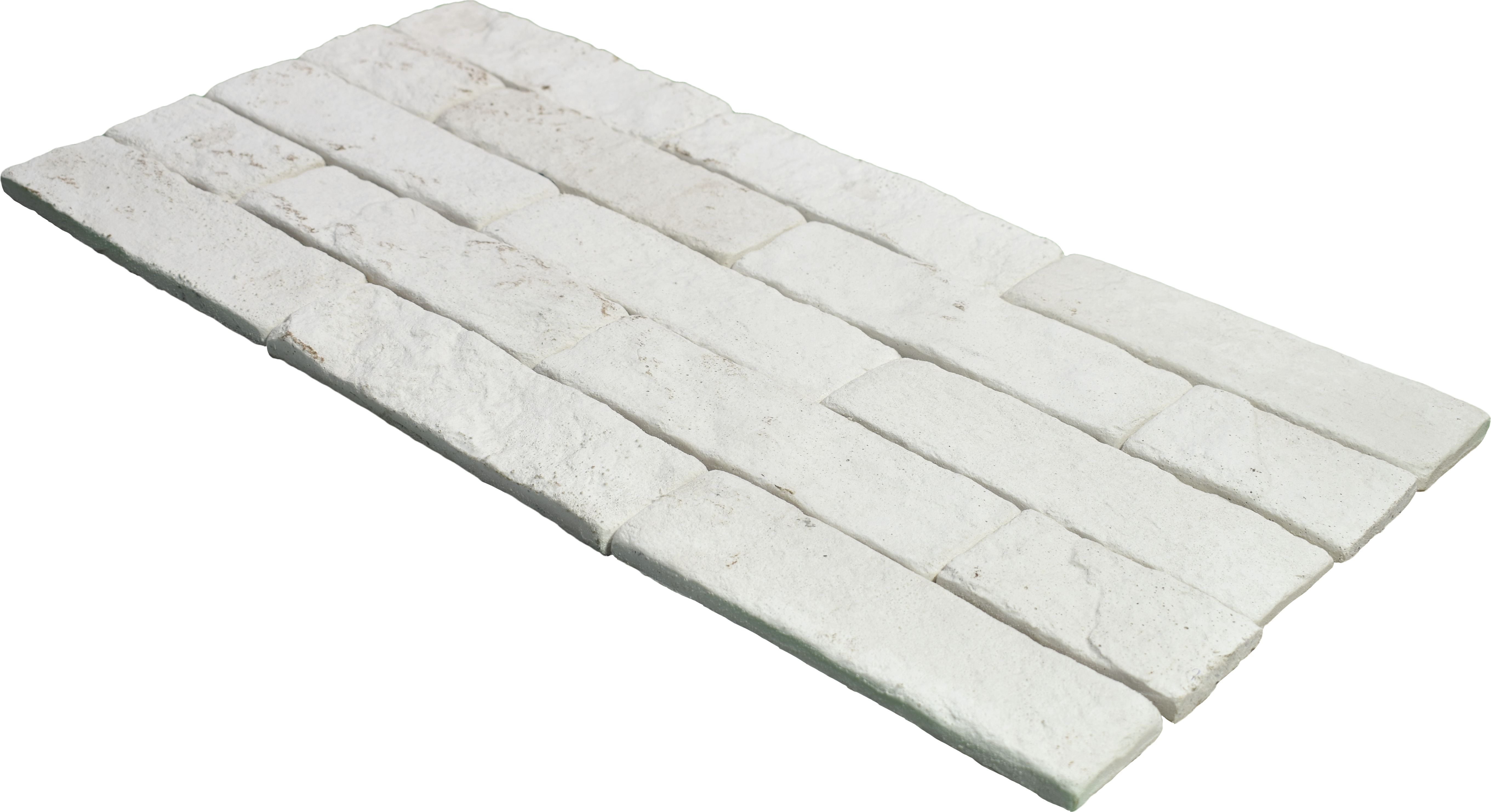 WL 00073 White Brick 63.5 x 229 mm Natural Stone Wall Cladding