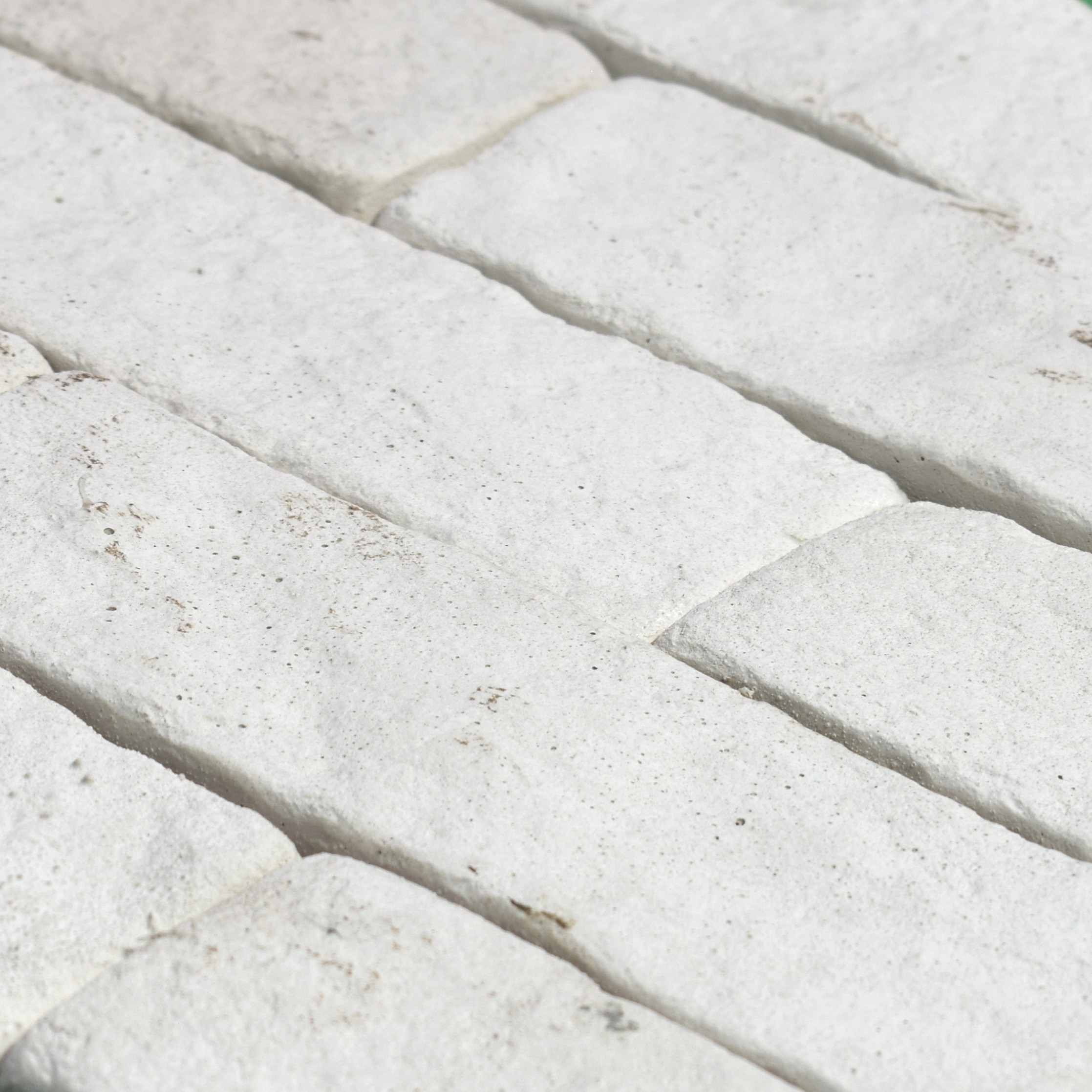 WL 00073 White Brick 63.5 x 229 mm Natural Stone Wall Cladding