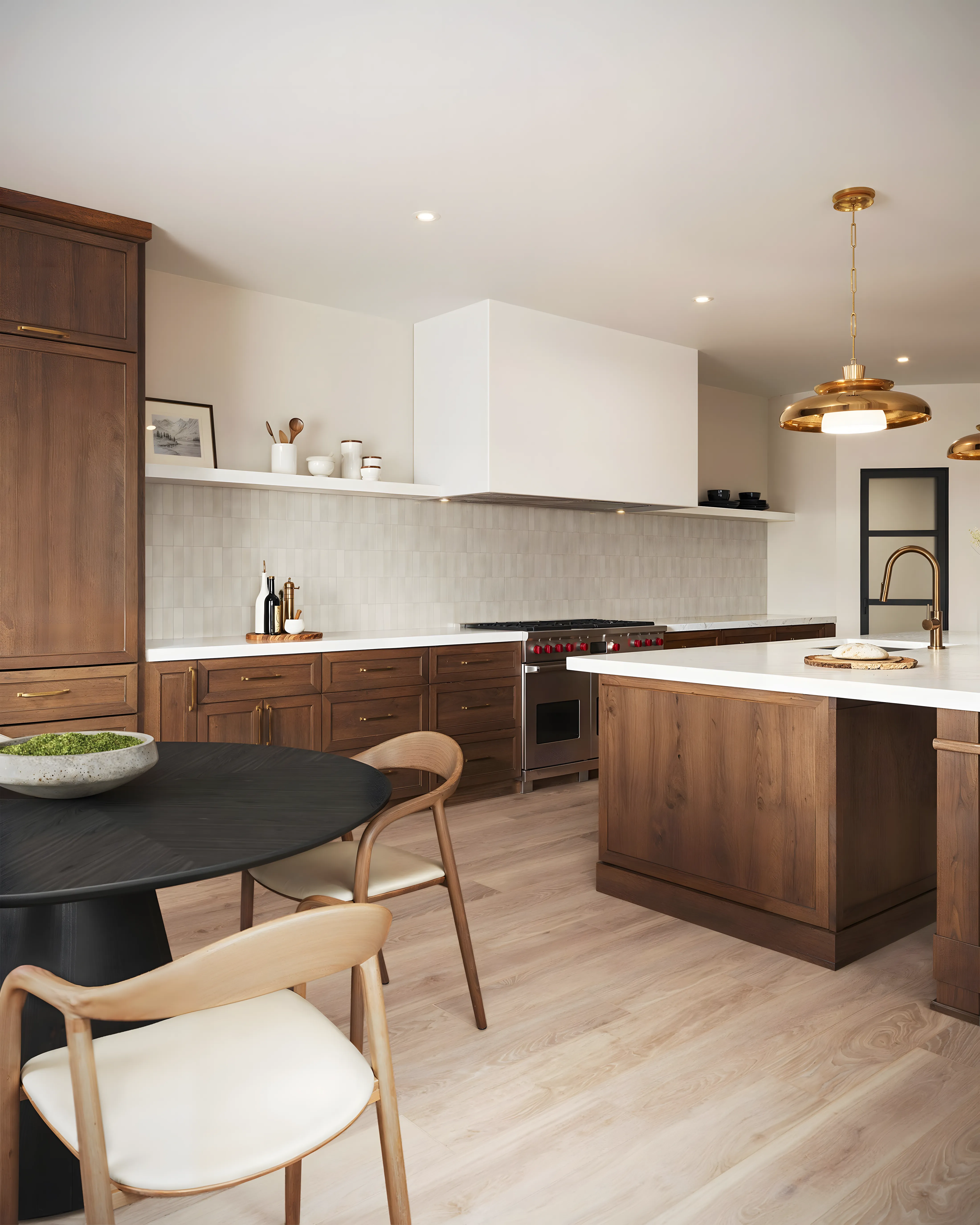 Bright and Open Kitchen Design Featuring Natural Materials and Contemporary Design Birla Evara Sarjapur Road | Material Depot