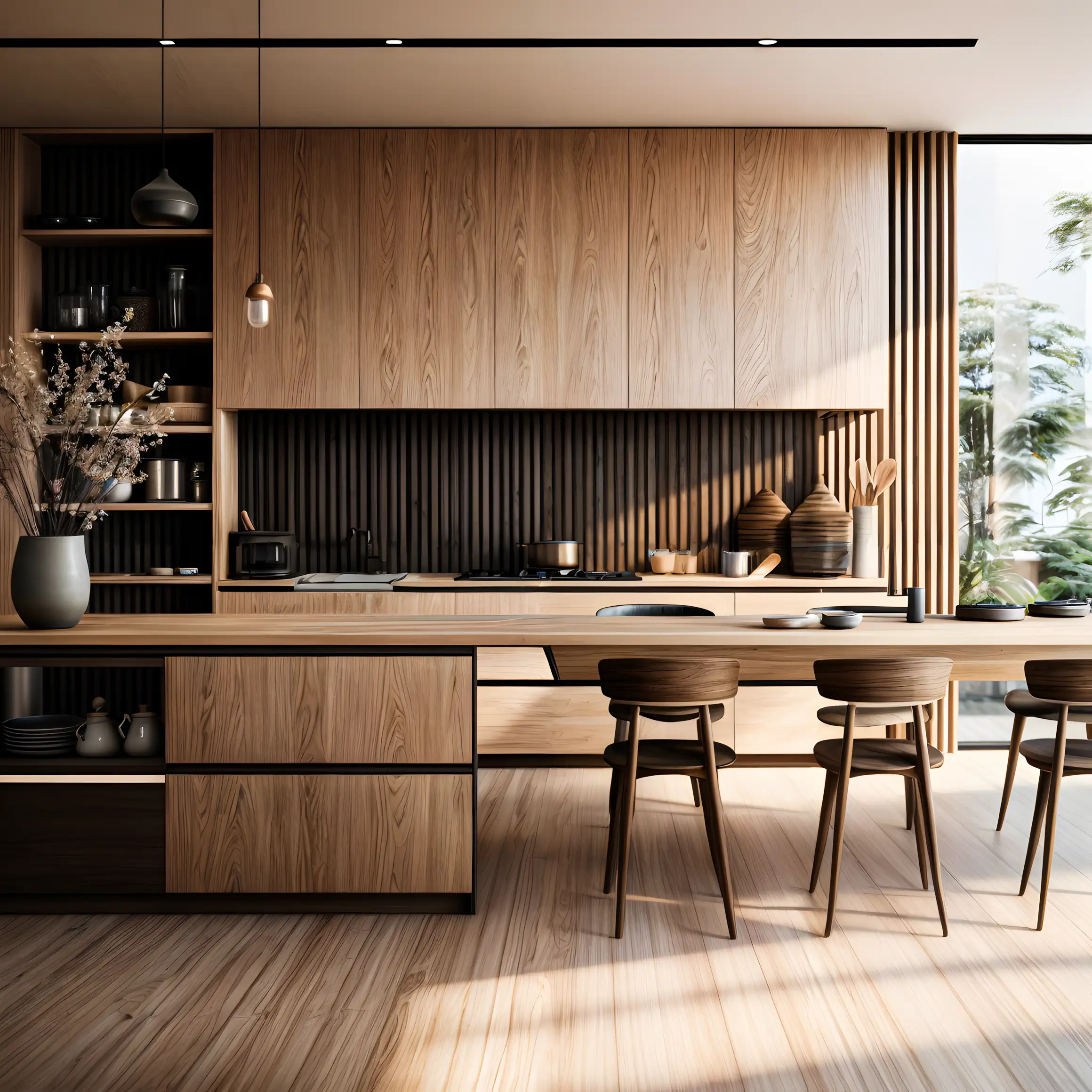 Scandinavian Wooden Kitchen Design | Material Depot