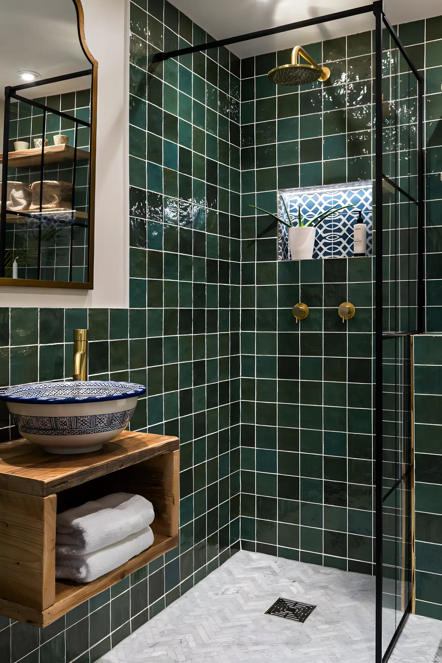 Tranquil Green Retreat Bathroom | Material Depot